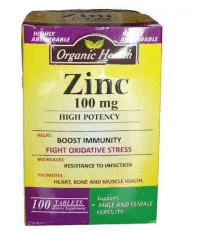 ZINC HIGH POTNCY 100MG X